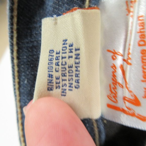 Citizens of Humanity Ric Rac #108 Stretch Low Waist Bootcut Jeans Size 28 - Picture 9 of 15